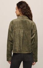Load image into Gallery viewer, Z SUPPLY ALL DAY CROPPED SUEDE JACKET - MONSTERA
