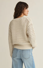 Load image into Gallery viewer, Z SUPPLY LOGAN SWEATER JACKET - CRYSTAL