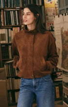 Load image into Gallery viewer, Z SUPPLY CORIN BUBBLE HEM JACKET - SADDLE SUEDE