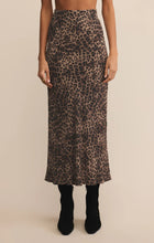 Load image into Gallery viewer, Z SUPPLY IZABEL LEOPARD SKIRT - DESERT TAN