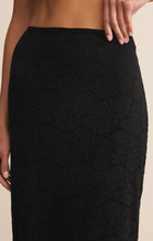 Load image into Gallery viewer, Z SUPPLY VIA LACE MIDI SKIRT - BLACK