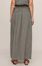 Load image into Gallery viewer, Z SUPPLY BROOKE GINGHAM MAXI SKIRT - BLACK