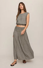 Load image into Gallery viewer, Z SUPPLY BROOKE GINGHAM MAXI SKIRT - BLACK