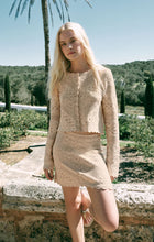 Load image into Gallery viewer, Z SUPPLY CRESSA CROCHET MINI SKIRT - NATURAL