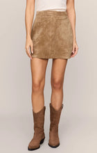 Load image into Gallery viewer, Z SUPPLY PERRI SUEDE MINI SKIRT - LIGHT SAND