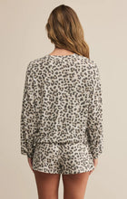 Load image into Gallery viewer, Z SUPPLY LUXE LEOPARD LONG SLEEVE TOP - CHAMPAGNE