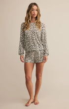 Load image into Gallery viewer, Z SUPPLY LUXE LEOPARD LONG SLEEVE TOP - CHAMPAGNE
