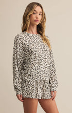 Load image into Gallery viewer, Z SUPPLY LUXE LEOPARD LONG SLEEVE TOP - CHAMPAGNE