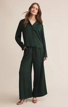 Load image into Gallery viewer, Z SUPPLY ISOLDE WIDE LEG SATIN PANT - GARLAND GREEN