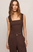 Load image into Gallery viewer, Z SUPPLY MAGNOLIA WIDE LEG LINEN TROUSER PANT - CHOCOLATE CHERRY