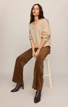 Load image into Gallery viewer, Z SUPPLY CECILE FAUX SUEDE WIDE LEG PANT - SADDLE SUEDE