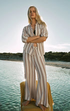Load image into Gallery viewer, Z SUPPLY THE PERFECT LINEN STRIPED PANT - LIGHT TOFFEE