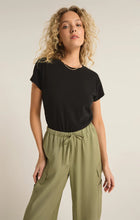 Load image into Gallery viewer, Z SUPPLY MODERN SLUB TEE - BLACK