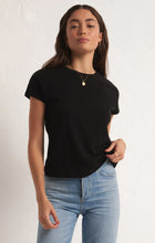 Load image into Gallery viewer, Z SUPPLY MODERN SLUB TEE - BLACK