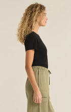 Load image into Gallery viewer, Z SUPPLY MODERN SLUB TEE - BLACK