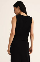 Load image into Gallery viewer, Z SUPPLY SLOANE COTTON JERSEY TANK - TRUE BLACK