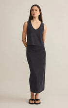 Load image into Gallery viewer, Z SUPPLY GAIL MIDI SKIRT - BLACK