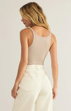 Load image into Gallery viewer, Z SUPPLY SECOND SKIN RACER TANK - PARCHMENT