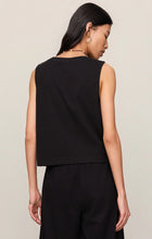 Load image into Gallery viewer, Z SUPPLY SLOANE V-NECK COTTON JERSEY TANK - TRUE BLACK