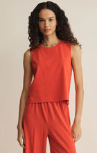 Load image into Gallery viewer, Z SUPPLY SLOANE COTTON JERSEY TANK - LYCHEE