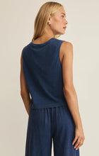 Load image into Gallery viewer, Z SUPPLY SLOANE JERSEY DENIM MUSCLE TANK - INDIGO