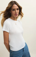 Load image into Gallery viewer, Z SUPPLY TOURIST KNIT JERSEY TEE - WHITE