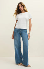 Load image into Gallery viewer, Z SUPPLY TOURIST KNIT JERSEY TEE - WHITE