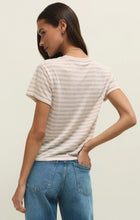 Load image into Gallery viewer, Z SUPPLY TOURIST AIRY STRIPED TEE - NATURAL HEATHER