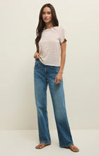 Load image into Gallery viewer, Z SUPPLY TOURIST AIRY STRIPED TEE - NATURAL HEATHER