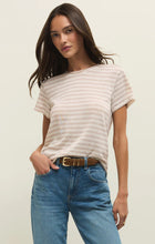 Load image into Gallery viewer, Z SUPPLY TOURIST AIRY STRIPED TEE - NATURAL HEATHER