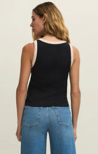 Load image into Gallery viewer, Z SUPPLY CLARKE RIB TANK - BLACK