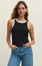 Load image into Gallery viewer, Z SUPPLY CLARKE RIB TANK - BLACK
