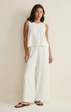 Load image into Gallery viewer, Z SUPPLY SLOANE LINEN CROPPED TANK - WHITE
