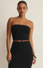 Load image into Gallery viewer, Z SUPPLY CAFFARI TUBE TOP TANK - BLACK
