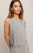 Load image into Gallery viewer, Z SUPPLY SLOANE KNIT STRIPED TANK TOP - ECLIPSE