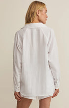 Load image into Gallery viewer, Z SUPPLY THE PERFECT AIRY GAUZE BUTTON UP - WHITE