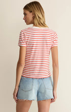 Load image into Gallery viewer, Z SUPPLY JUNIE STRIPED TEE - LYCHEE