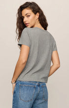 Load image into Gallery viewer, Z SUPPLY JUNIE SLUB TEE - CLASSIC HEATHER GREY