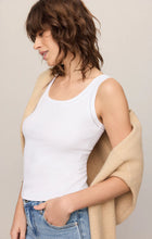 Load image into Gallery viewer, Z SUPPLY LARKIN WHIPSTITCH TANK - WHITE