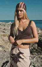 Load image into Gallery viewer, Z SUPPLY EVE LACE TRIM TANK - COCOA LATTE