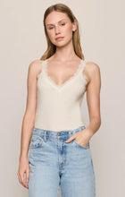 Load image into Gallery viewer, Z SUPPLY EVE LACE TRIM TANK - SANDSTONE