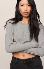 Load image into Gallery viewer, Z SUPPLY JUNIE LONG SLEEVE TEE - CLASSIC HEATHER GREY