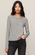 Load image into Gallery viewer, Z SUPPLY JUNIE LONG SLEEVE TEE - CLASSIC HEATHER GREY