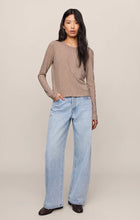 Load image into Gallery viewer, Z SUPPLY JUNIE LONG SLEEVE TEE - HEATHER ASH