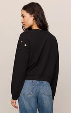 Load image into Gallery viewer, Z SUPPLY AXEL GROMMET SWEATSHIRT - BLACK