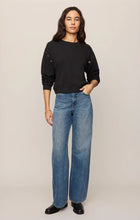 Load image into Gallery viewer, Z SUPPLY AXEL GROMMET SWEATSHIRT - BLACK