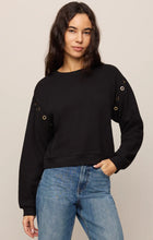 Load image into Gallery viewer, Z SUPPLY AXEL GROMMET SWEATSHIRT - BLACK