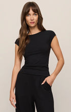 Load image into Gallery viewer, Z SUPPLY SOFT TRACE SECOND SKIN TEE - BLACK