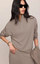 Load image into Gallery viewer, Z SUPPLY GATE CHECK SWEATSHIRT - WILD MUSHROOM