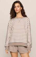 Load image into Gallery viewer, Z SUPPLY EVERYDAY FRENCH TERRY STRIPED CREW - HEATHER ASH